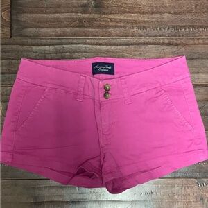 American Eagle Pink Shorts Women Size